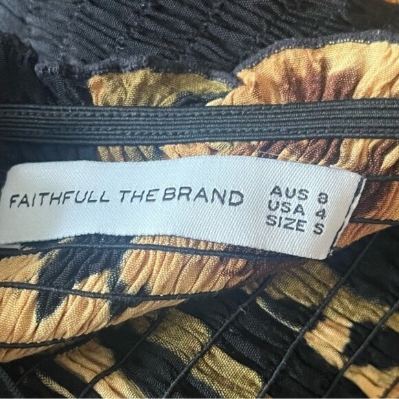 FAITHFULL THE BRAND Del mar Caribbean Mini Dress Size 4 - Picture 5 of 6